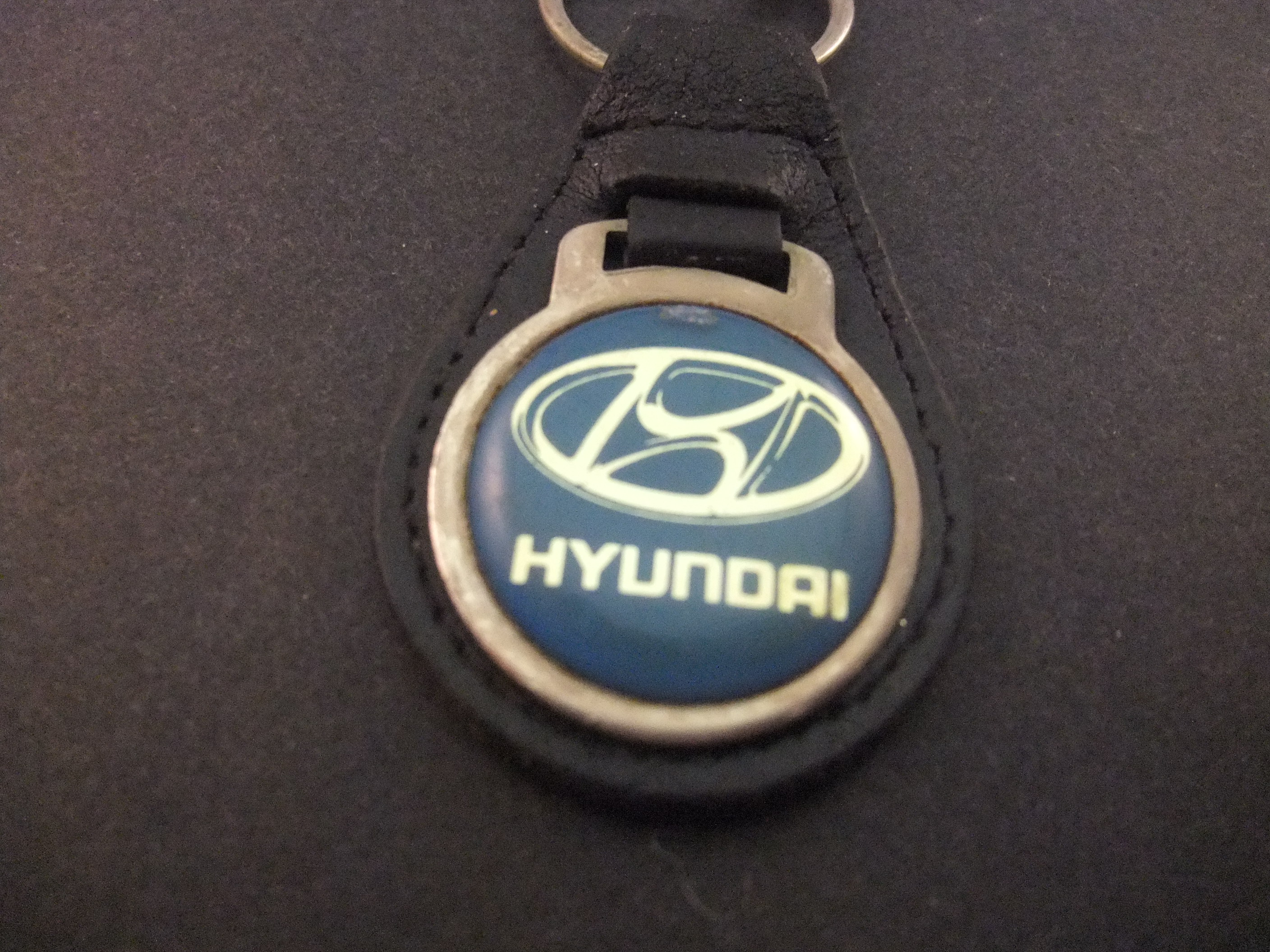 Hyundai logo autosleutelhanger